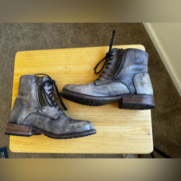 Rare Bed Stu Tactic Moto Zip Combat Chukka Rustic Boots Womens 9 - Picture 6 of 7